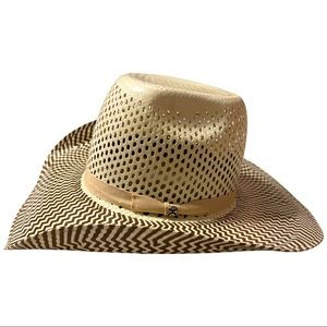 HOOEY Straw Cowboy Hat by Resistol — 7-1/8